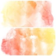 Set of Colorful water color painting background N426
