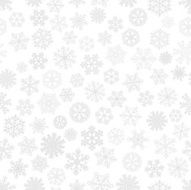 Seamless pattern of snowflakes N37