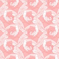 Rose swirl pattern background