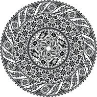 ancient pattern Vector illustration N75