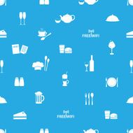 restaurant and pub seamless pattern eps10 N2
