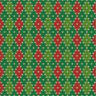 Christmas argyle background seamless pattern included