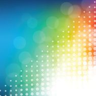 Blurred colorfull sparkles