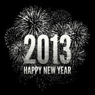 New Year&#039;s fireworks N4