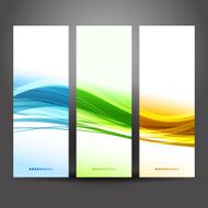 Set of color banner N2