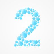 Number 2 Vector illustration N2