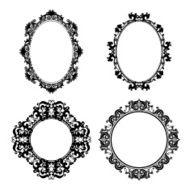 silhouette carved frame for picture or photo N9