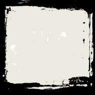 Abstract grunge frame Black and beige Background template Vector N2