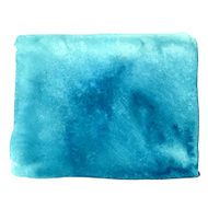 Watercolor blue rectangle paint stain