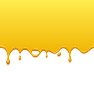 Yellow drips on white back Paint or honey drops N2