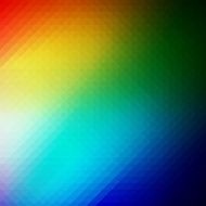 Colourful Triangular Rainbow Background