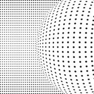 Abstract dotted vector