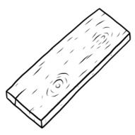wooden plate
