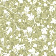 Seamless elegant grapevine background