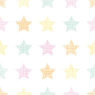Stars textile textured pastel seamless pattern background