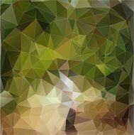 Abstract Green Polygonal Background N3