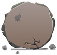 Rock Stone banner vector