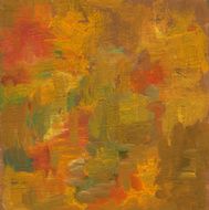 Oil painted abstract background in autumn colors