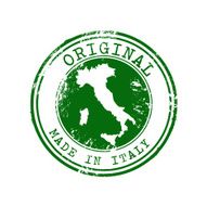 Original Made in Italy Vector Stamp