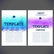 Abstract vector template design brochure Web sites N3