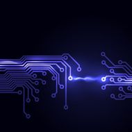 Abstract background with a circuit board texture N3