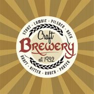 Retro Styled Beer Label N13