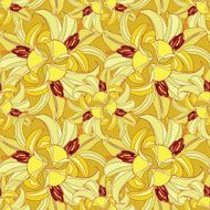 Flower Lily Seamless Texture N3