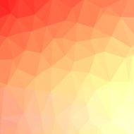 Abstract triangle background in red and orange