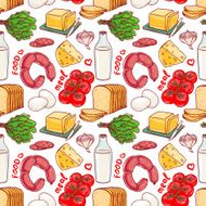 background with different food - 4 N2