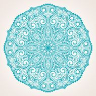 round blue pattern N2