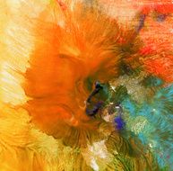 Abstract acrylic and watercolor painted background N66