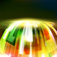 Abstract energy wave at dark background