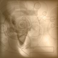 Brown Tech Background