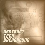 Brown Tech Background N2