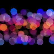 blurred dots on dark background N5