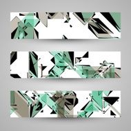 Abstract banner backgrounds N5