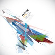 Abstract mesh tech background lines and shapes futuristic design N3