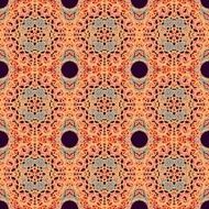 Seamless abstract chaotic pattern in oriental style