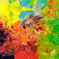 abstract impasto oil paints N3