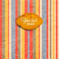 Vintage Label Retro Paper N4