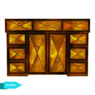 Watercolor wooden cupboard N4