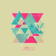 Abstract background with triangles N52