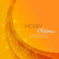 Merry Christmas greeting card with snowflakes N13
