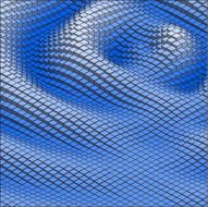 abstract 3d vector background blue wave
