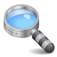 Icon for magnifying glass