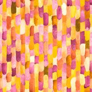 Watercolor bricks Vector abstract seamless pattern N8