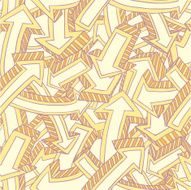hand drawn arrows seamless pattern