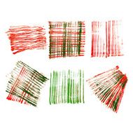 Acrylic and oil painted design elements brushes textures N6