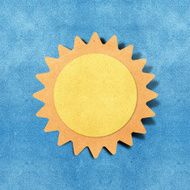 Weather grunge recycled papercraft stick N7