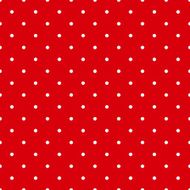 Red polka dot seamless pattern